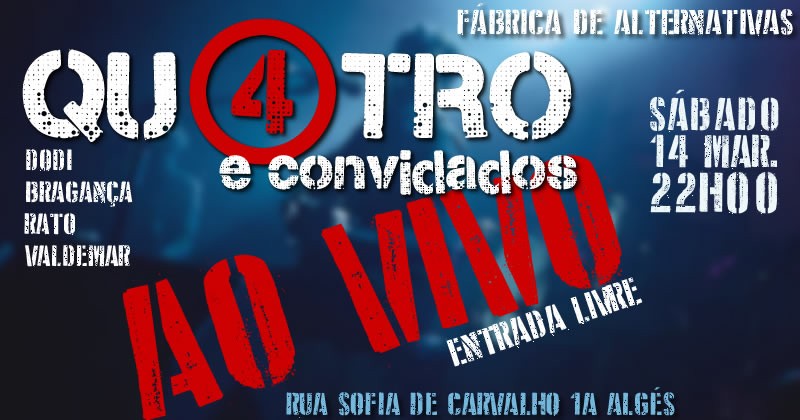 Concerto - Quatro mais convidados (CANCELADO)